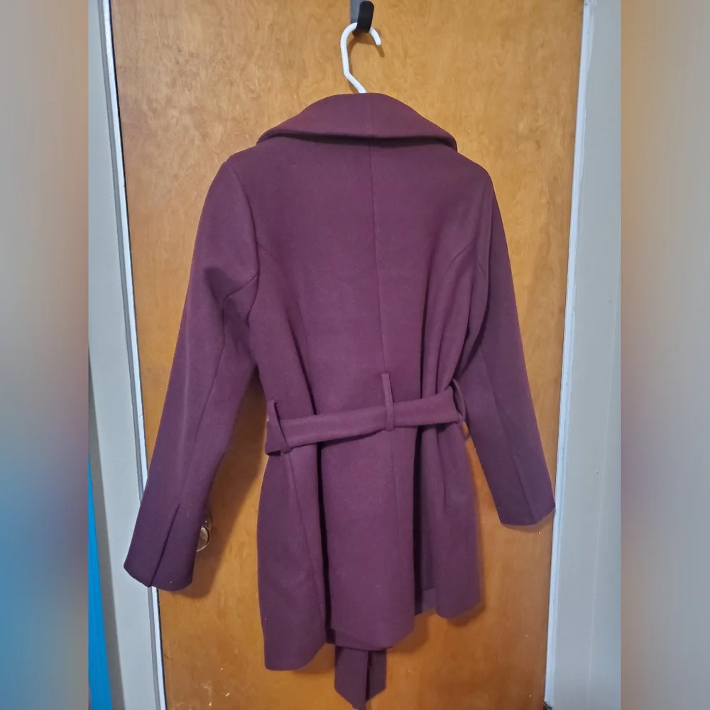 41 Hawthorn Women's Cassandra Moto Coat Belted Coat NWT - Picture 5 of 7